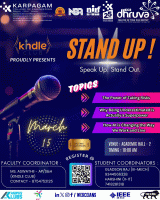 Stand Up Talk 2025 Cultural Event Poster